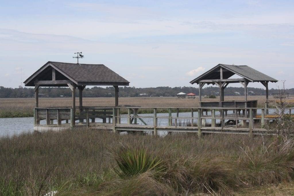 Pawleys Island creek docks Hammock Coast