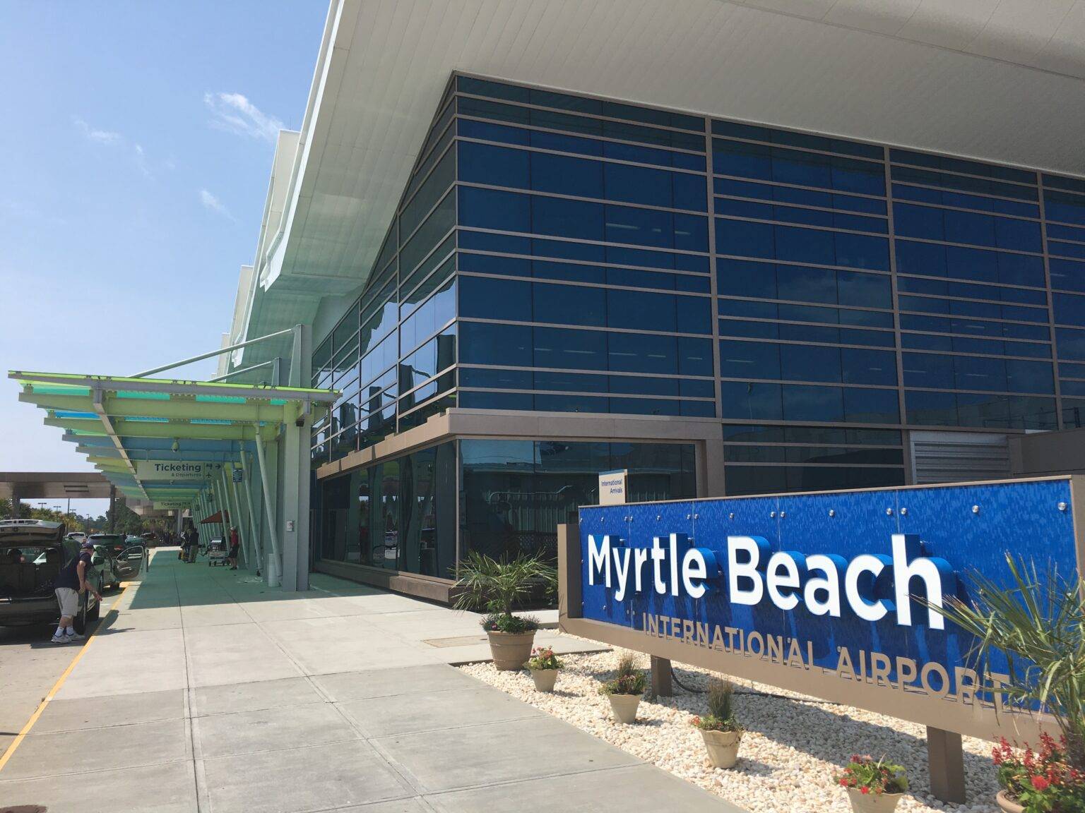 Myrtle Beach International Airport exterior Hammock Coast
