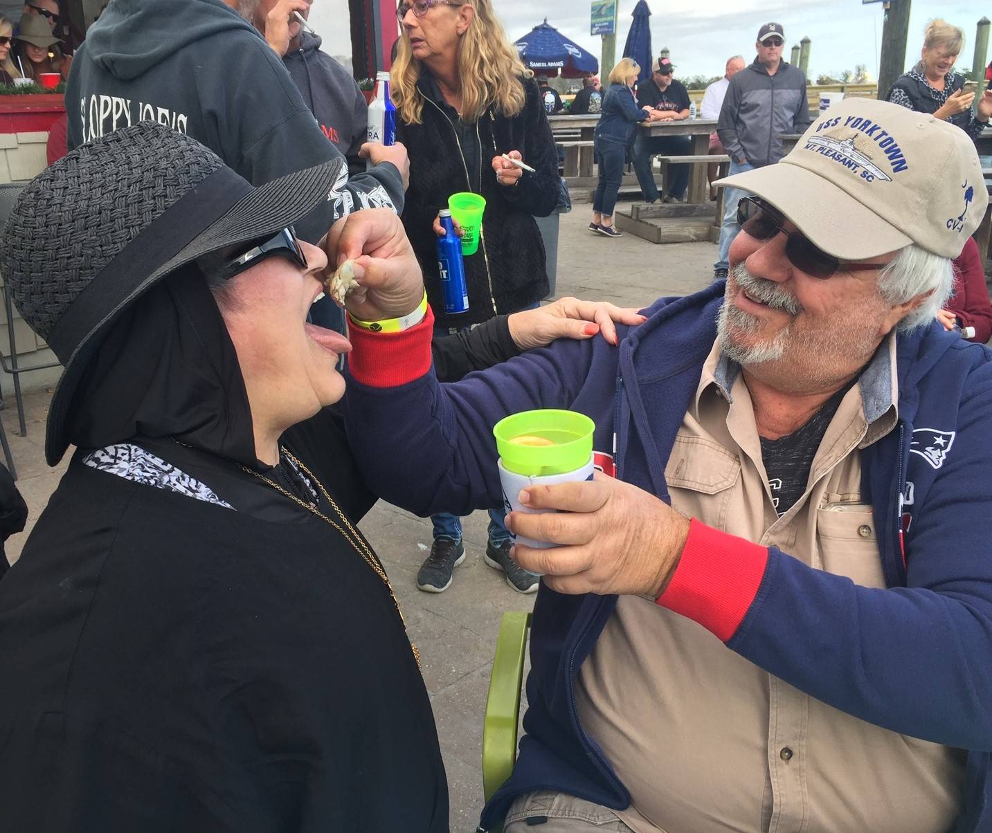 Oyster eating pic-Hammock-Coast-South-Carolina