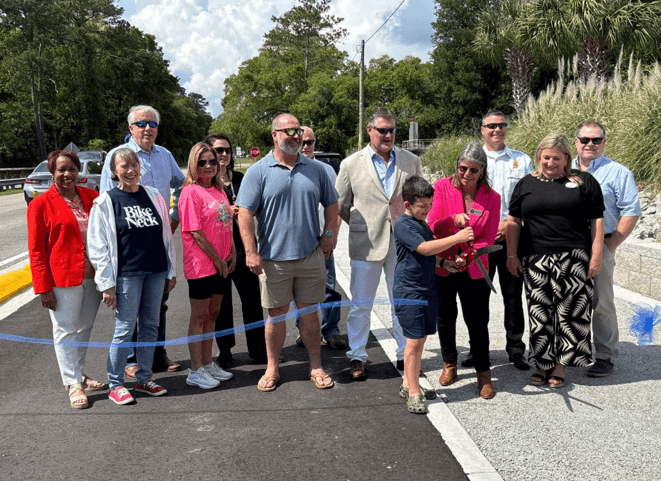 Bike path parking area reduced 3-Hammock-Coast-South-Carolina