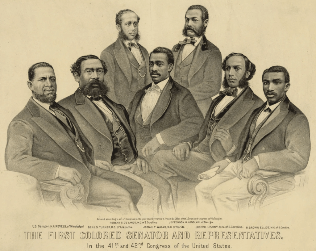 Rainey with other black politicians Library of Congress Wash DC-Hammock-Coast-South-Carolina