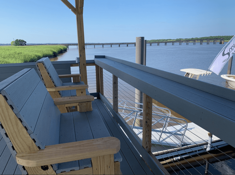 Chairs in gazebo reduced-Hammock-Coast-South-Carolina