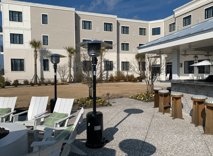 The George courtyard reduced-Hammock-Coast-South-Carolina