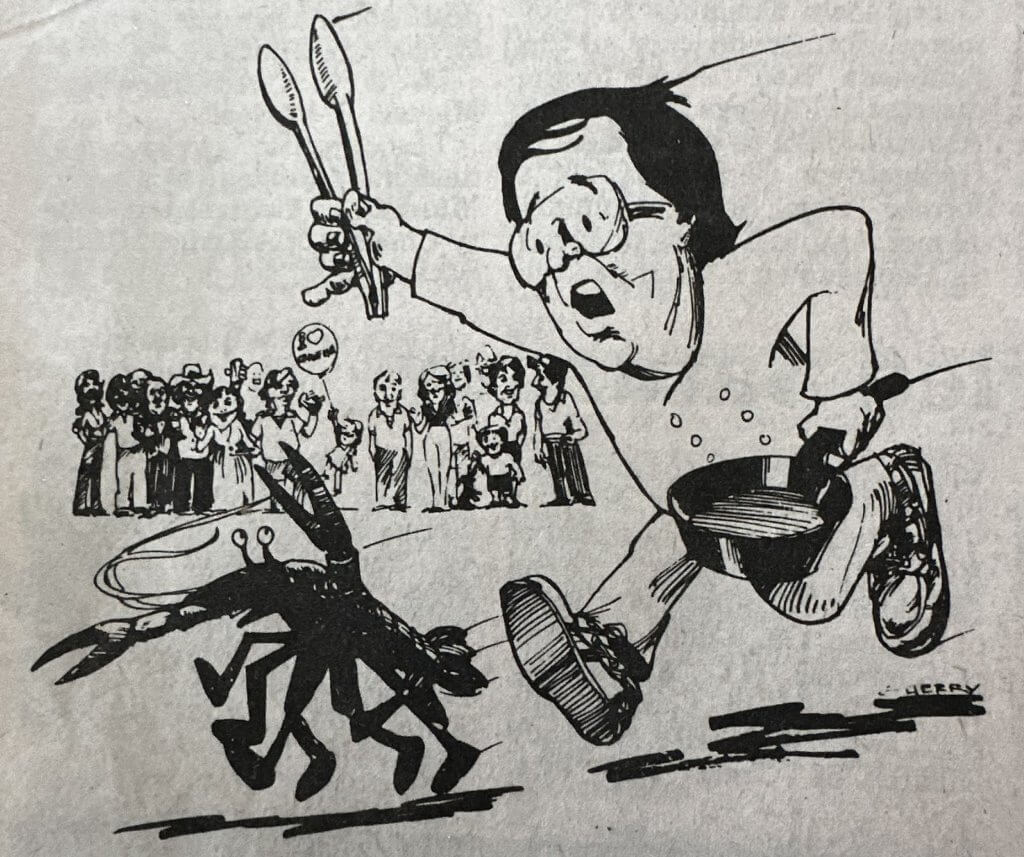 Louis Osteen cartoon-Hammock-Coast-South-Carolina