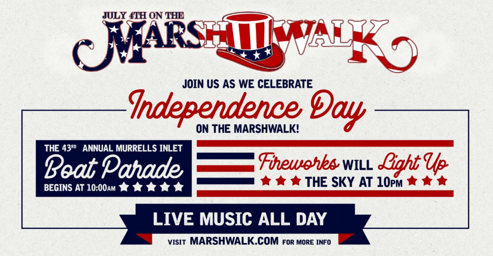 MI Marshwalk July 4th poster-Hammock-Coast-South-Carolina