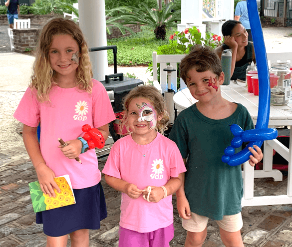 Hammock Day face paint kids reduced-Hammock-Coast-South-Carolina