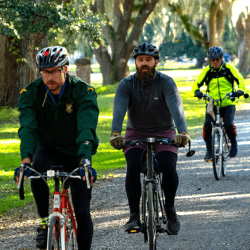 People on bikes square-Hammock-Coast-South-Carolina